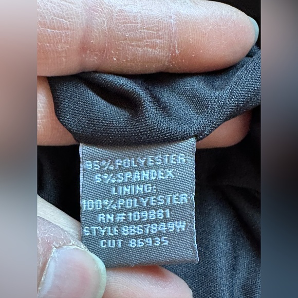 Donna Ricco NY Black & White Lines Halter Top Zip In Back SZ 14W Great Condition - Picture 10 of 14